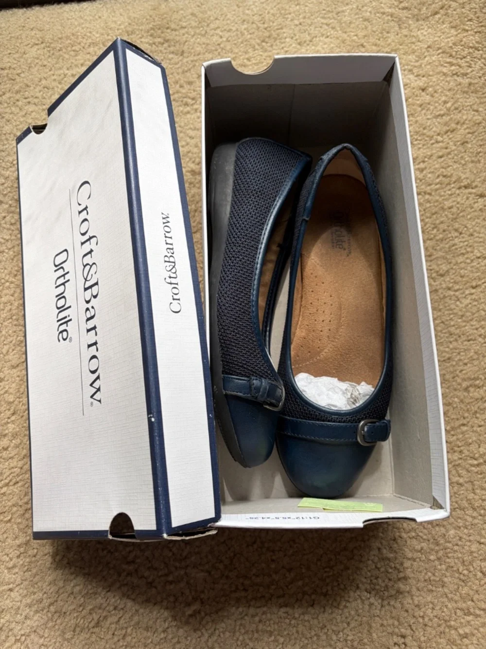 Croft & Barrow Women’s Ortholite Flats Drawbridge - With Box (Size 7)